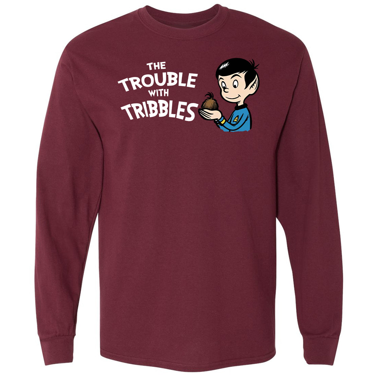 Long Sleeve T-Shirt - QSQ3LUUX - Maroon - 11