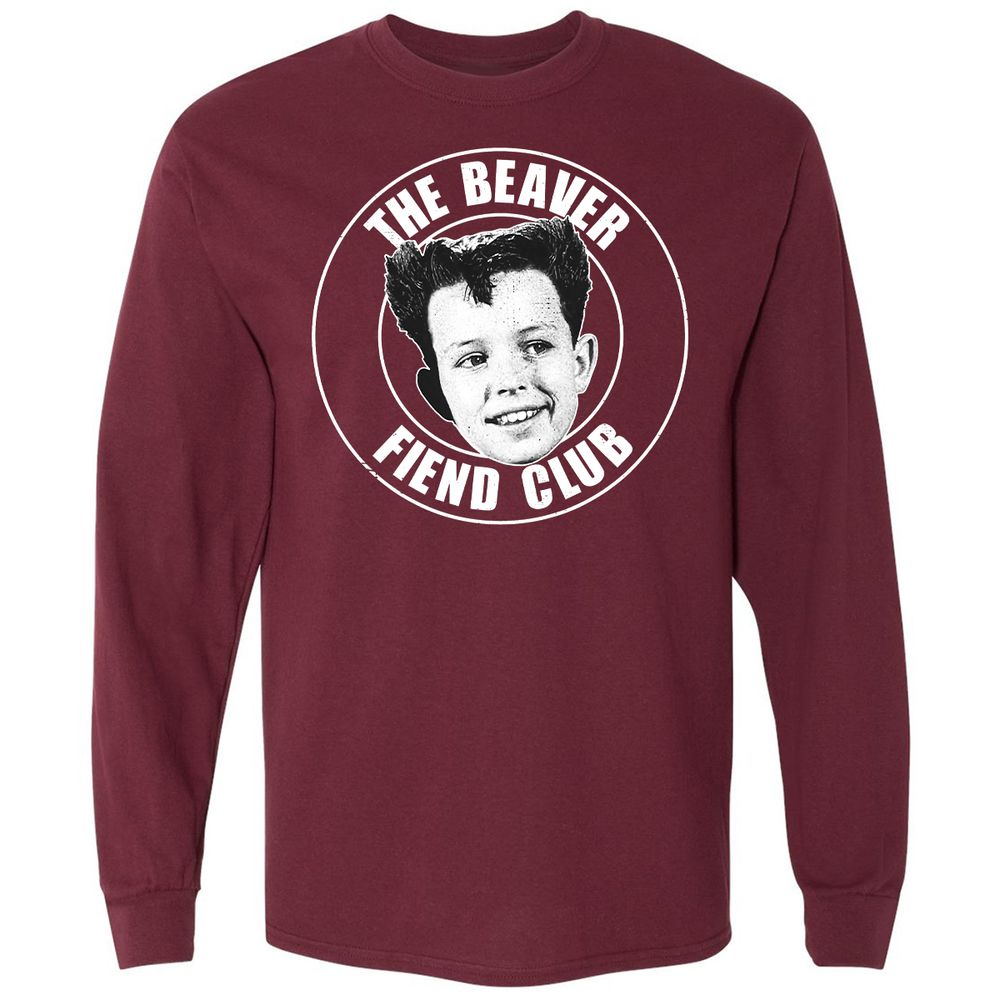 Long Sleeve T-Shirt - NULBZ9YN - Maroon - 11