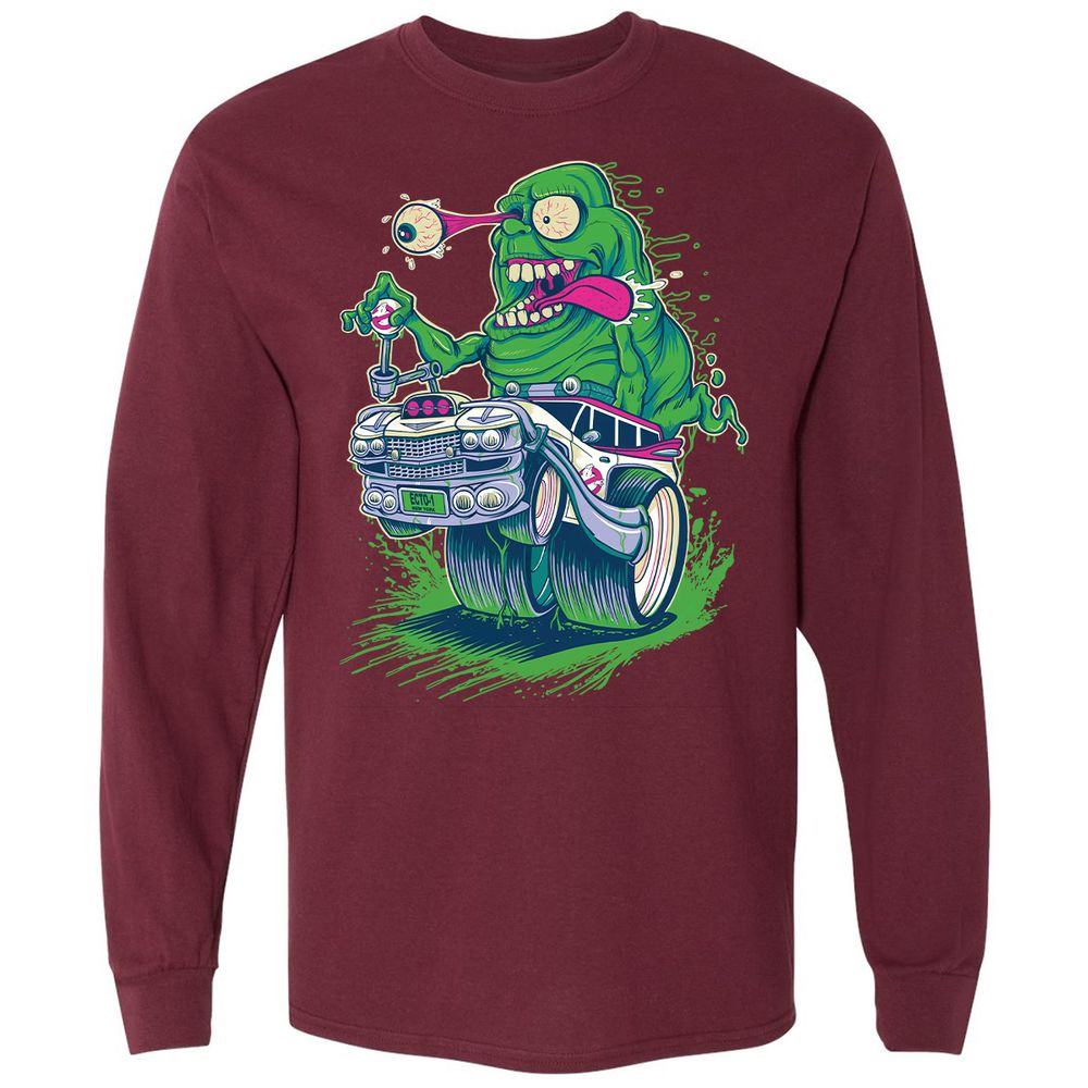Long Sleeve T-Shirt - A2SYK1FV - Maroon - 11