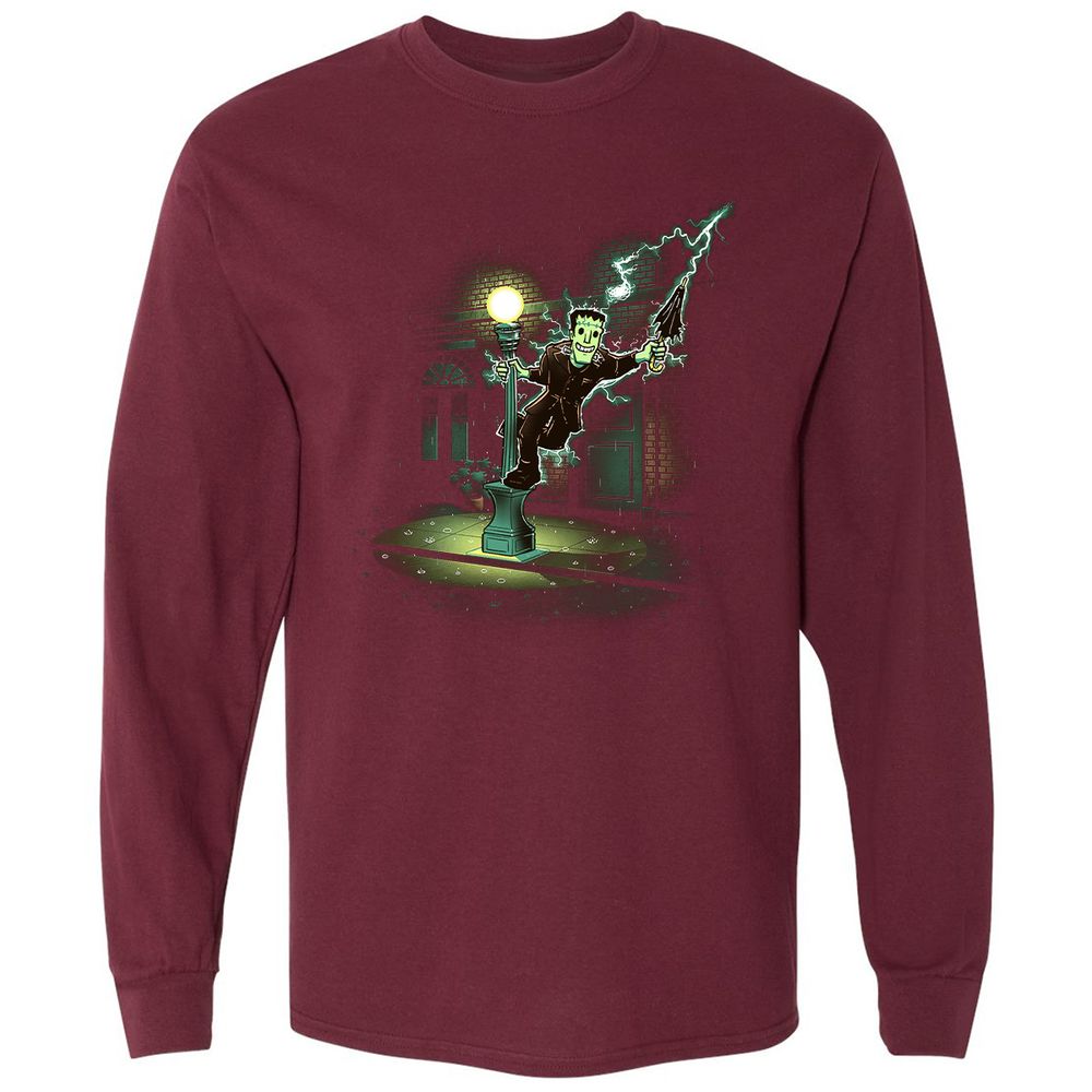 Long Sleeve T-Shirt - FVAWBRNF - Maroon - 11