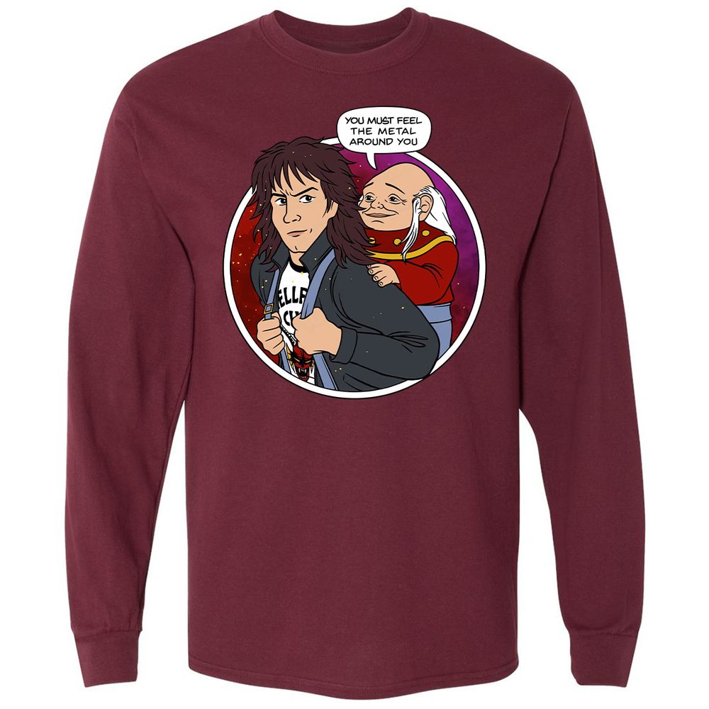 Long Sleeve T-Shirt - NHE93C5N - Maroon - 11