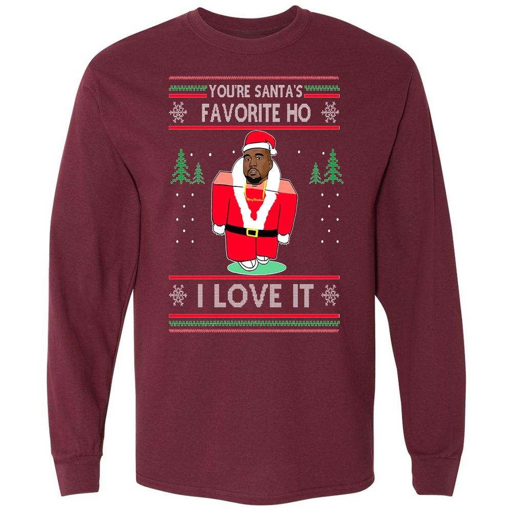 Long Sleeve T-Shirt - M9PGH5YL - Maroon - 11