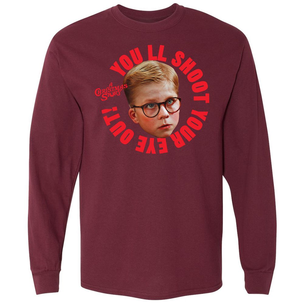 Long Sleeve T-Shirt - TS1JNCVT - Maroon - 11