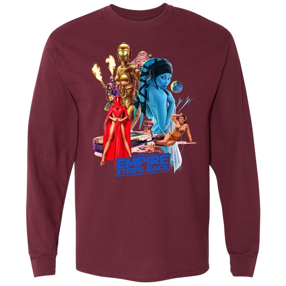 Long Sleeve T-Shirt - U2Q8HZQH - Maroon - 11