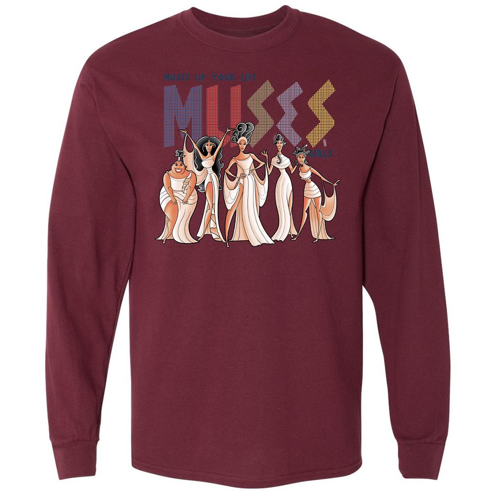 Long Sleeve T-Shirt - 7WMWC3TW - Maroon - 11
