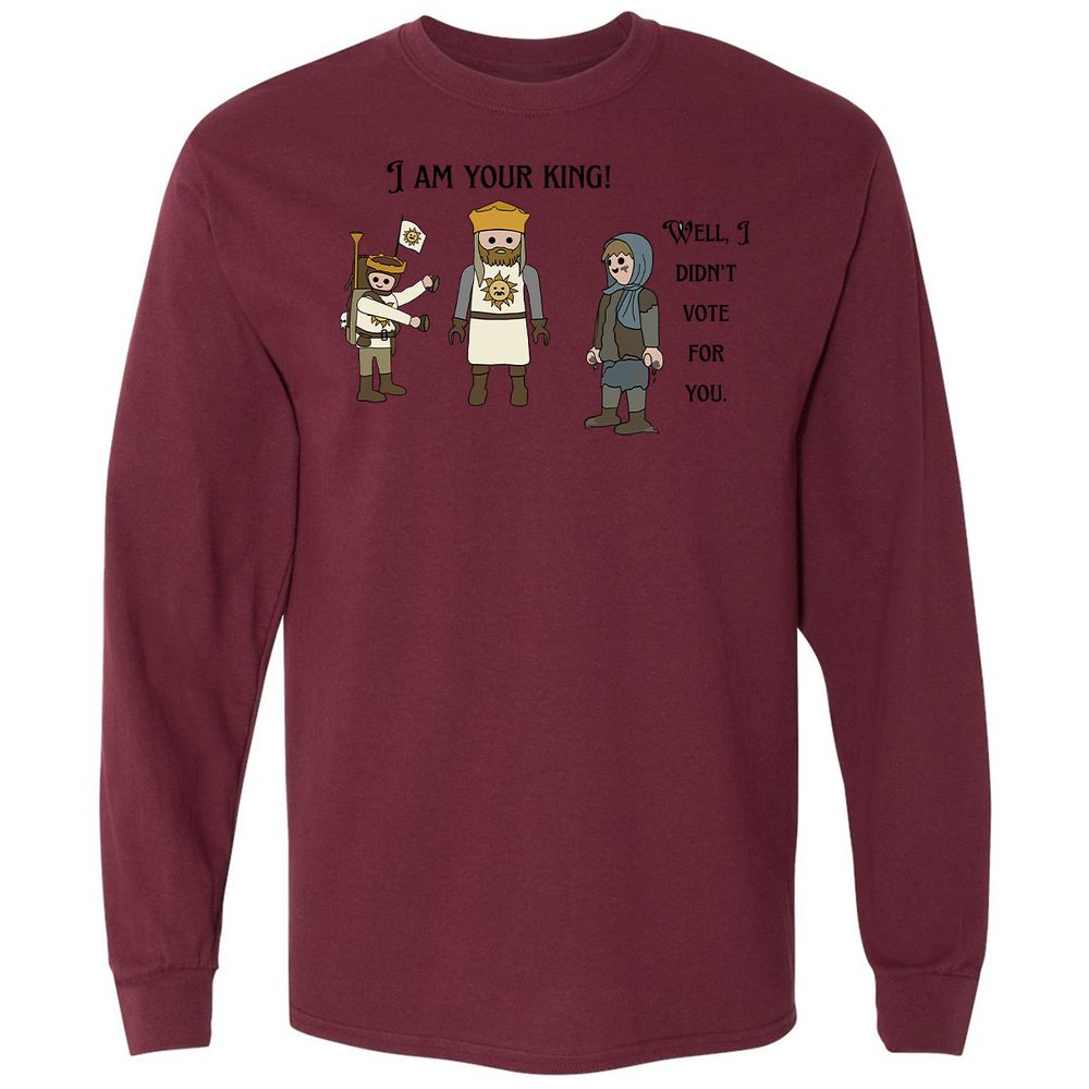 Long Sleeve T-Shirt - BBEWFR54 - Maroon - 11