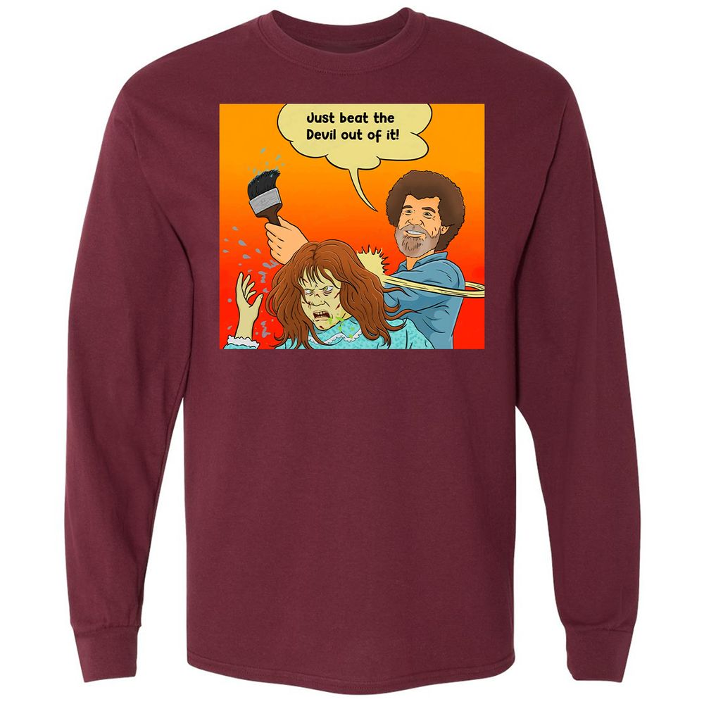 Long Sleeve T-Shirt - 5CULHKVD - Maroon - 11