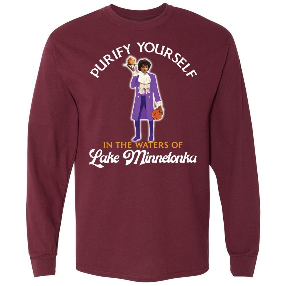 Long Sleeve T-Shirt - N4F86NVS - Maroon - 11