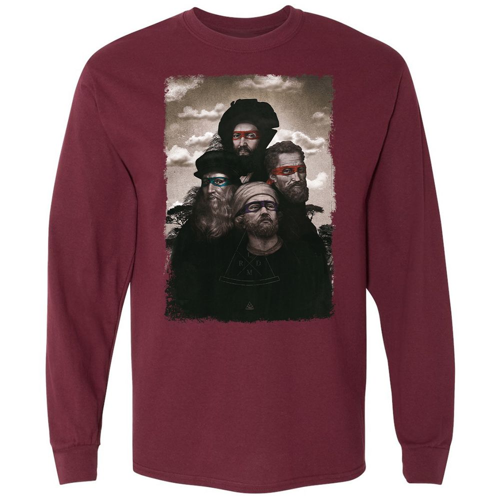 Long Sleeve T-Shirt - 5LVTZ19Q - Maroon - 11
