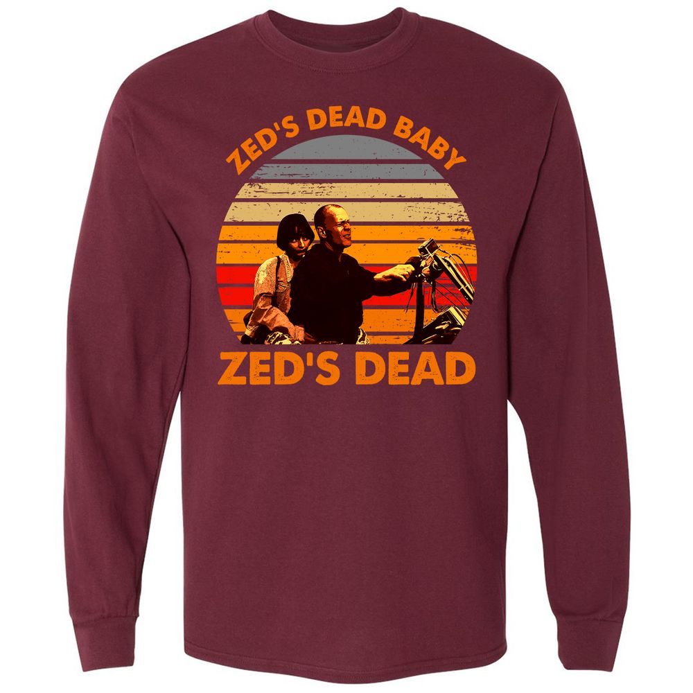 Long Sleeve T-Shirt - QTBFBY25 - Maroon - 11