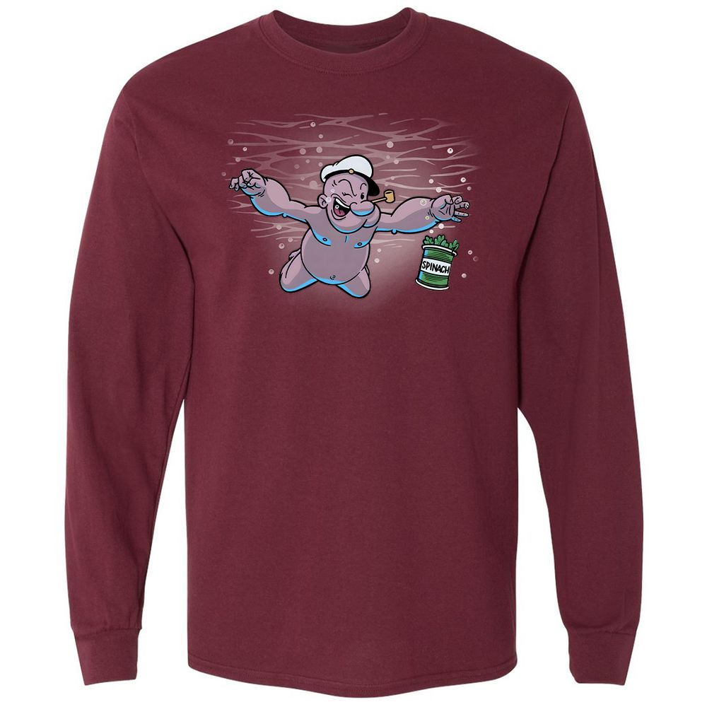Long Sleeve T-Shirt - VNWXPA7X - Maroon - 11