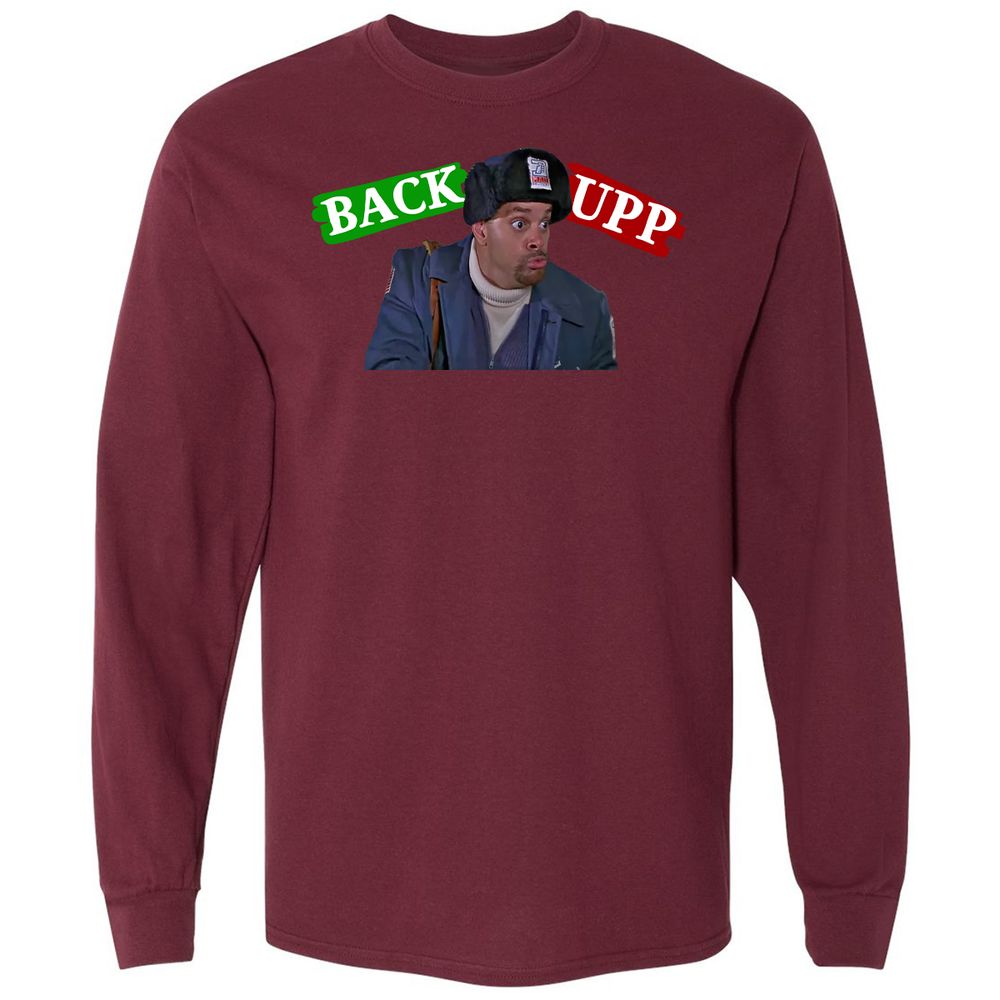 Long Sleeve T-Shirt - YWLQJCY9 - Maroon - 11