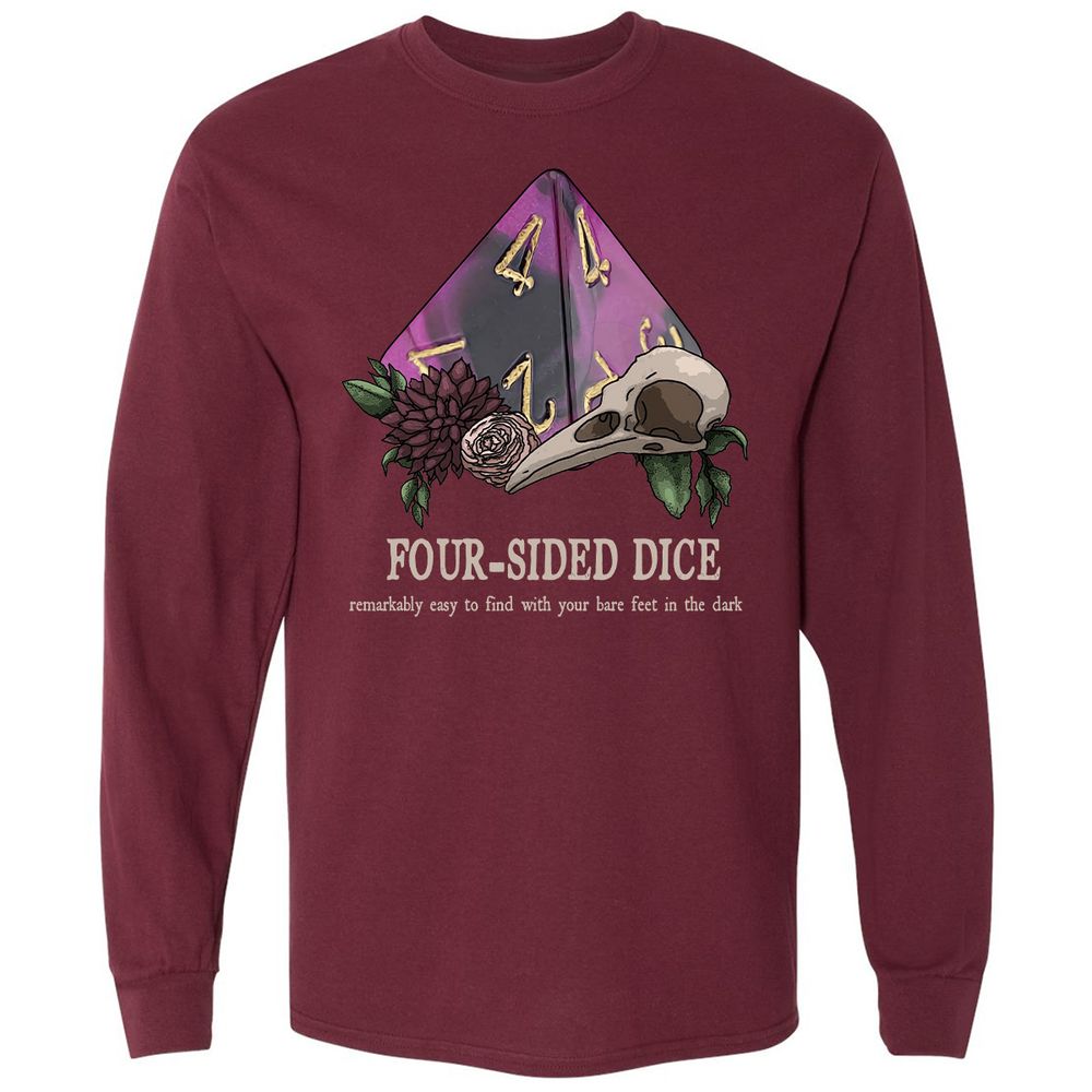 Long Sleeve T-Shirt - 27KWC4Z7 - Maroon - 11