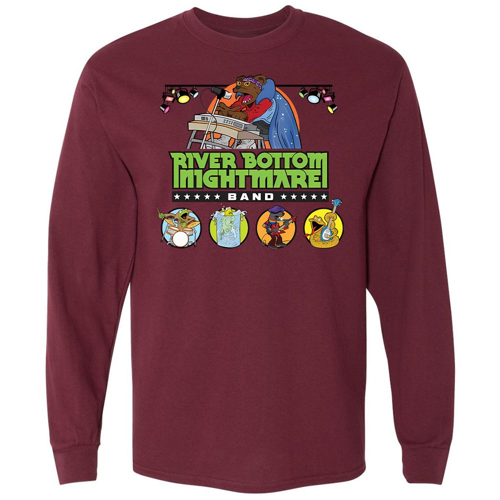 Long Sleeve T-Shirt - Q6CASS3B - Maroon - 11