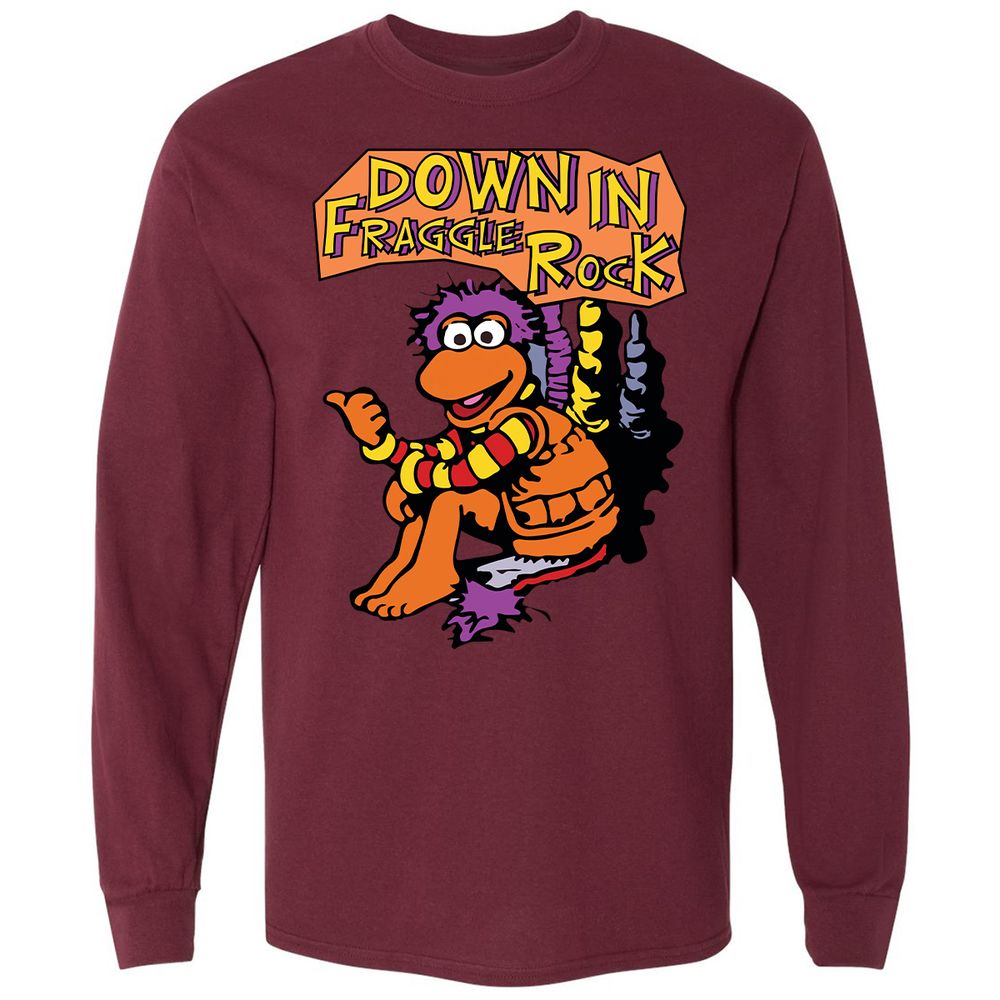 Long Sleeve T-Shirt - L9MCYS8D - Maroon - 11