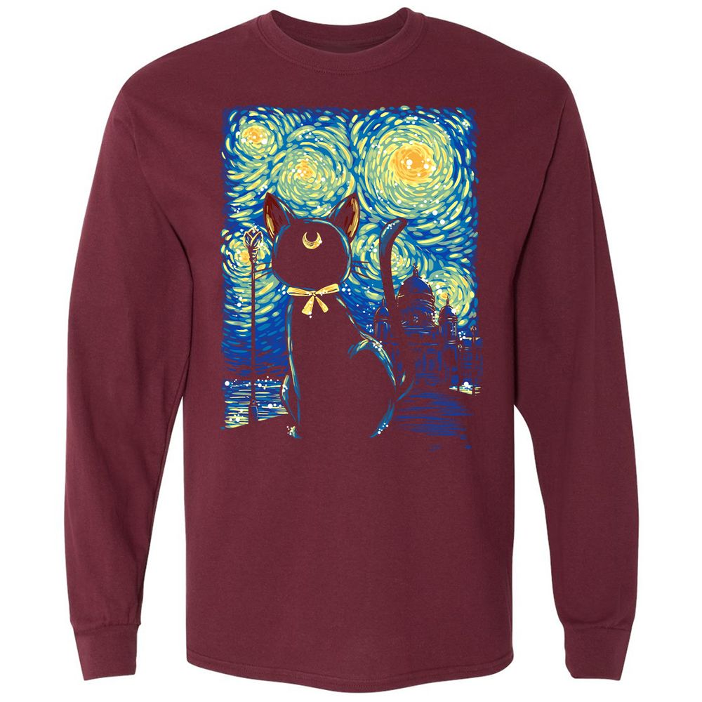 Long Sleeve T-Shirt - 9P16S4HE - Maroon - 11