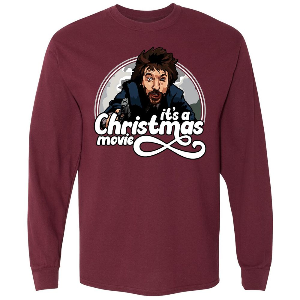 Long Sleeve T-Shirt - THKUEP19 - Maroon - 11
