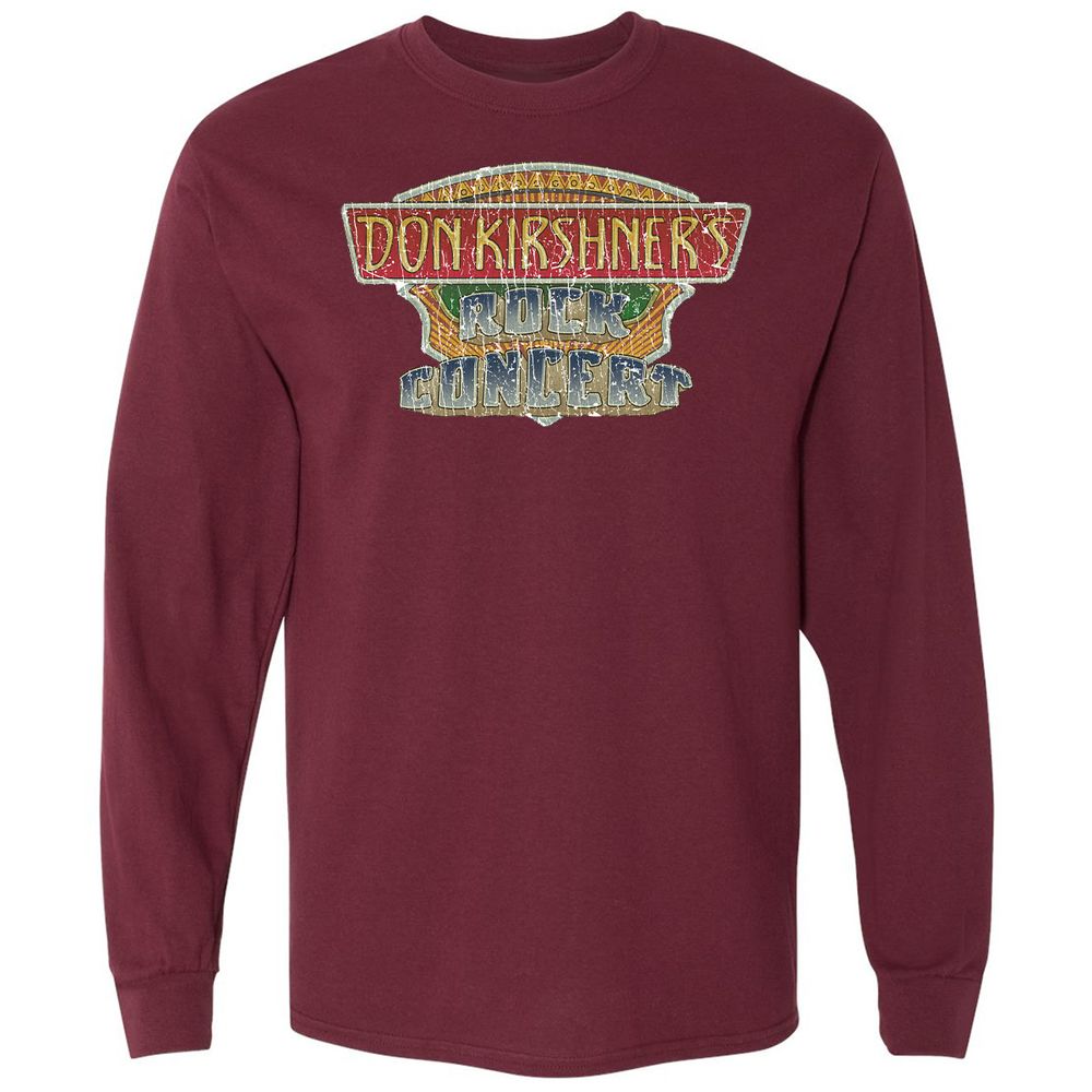 Long Sleeve T-Shirt - 4D7LQQLX - Maroon - 11