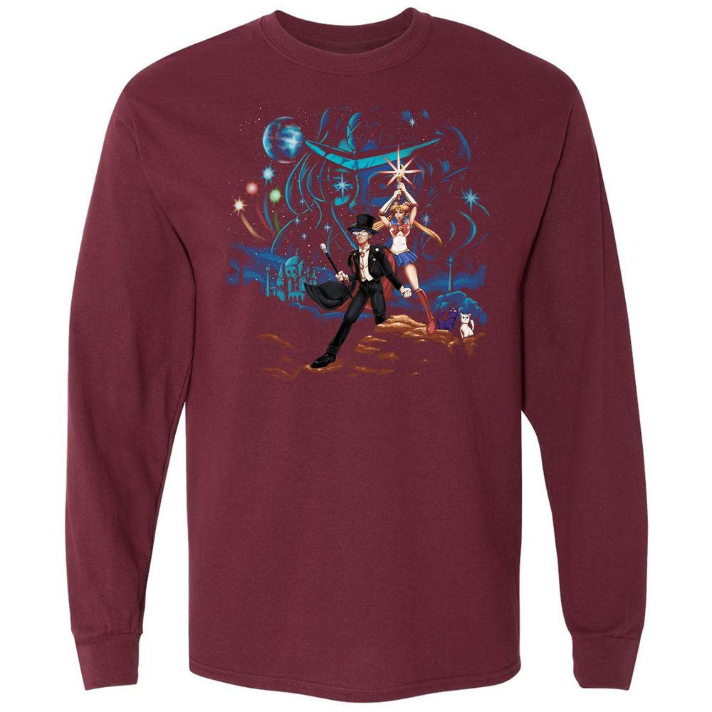 Long Sleeve T-Shirt - CRV834QB - Maroon - 11