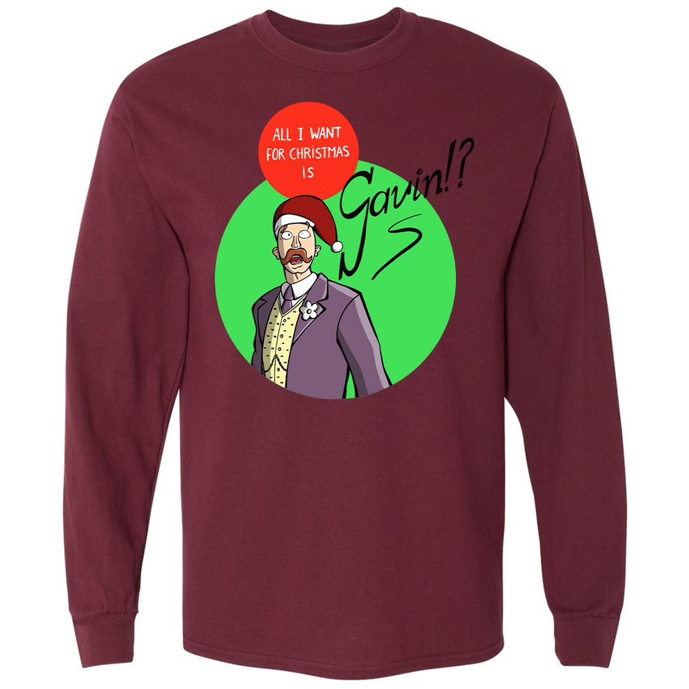 Long Sleeve T-Shirt - 2WZMXFVF - Maroon - 11