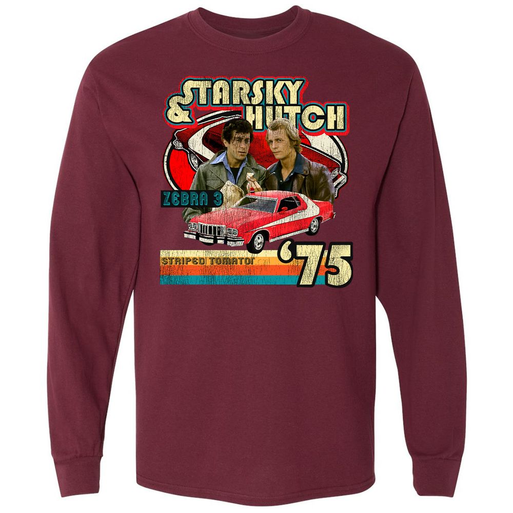 Long Sleeve T-Shirt - P7M15K31 - Maroon - 11