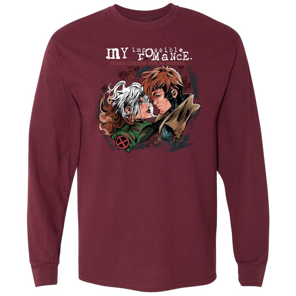 Long Sleeve T-Shirt - PSKEQJTZ - Maroon - 11
