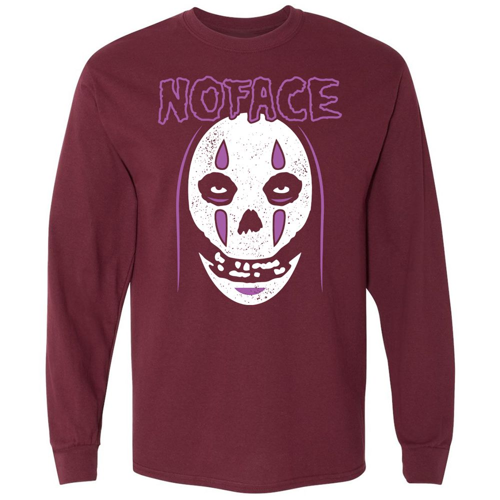 Long Sleeve T-Shirt - 1K6VU7FQ - Maroon - 11