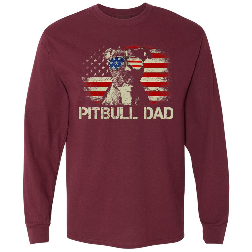 Long Sleeve T-Shirt - 67B71B8U - Maroon - 11