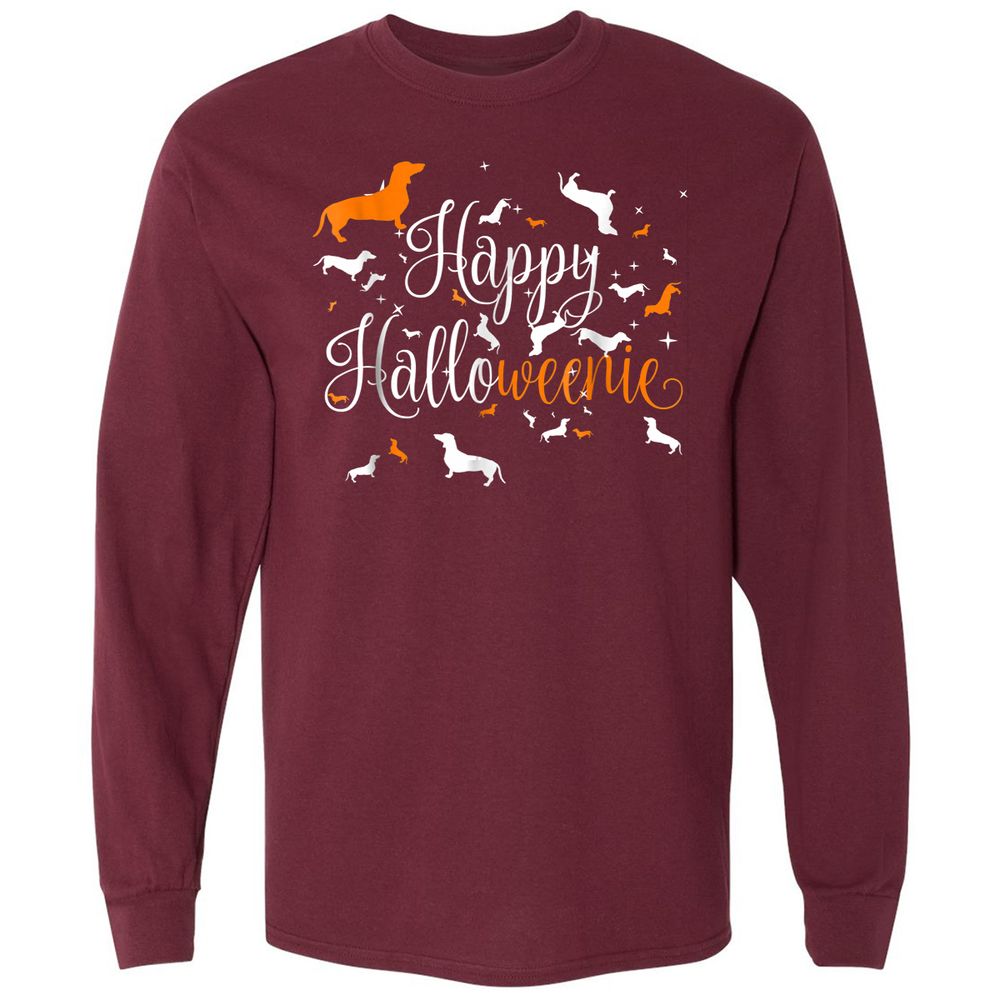 Long Sleeve T-Shirt - YTG5L89T - Maroon - 11