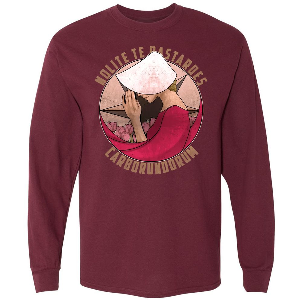 Long Sleeve T-Shirt - WA37C7AA - Maroon - 11