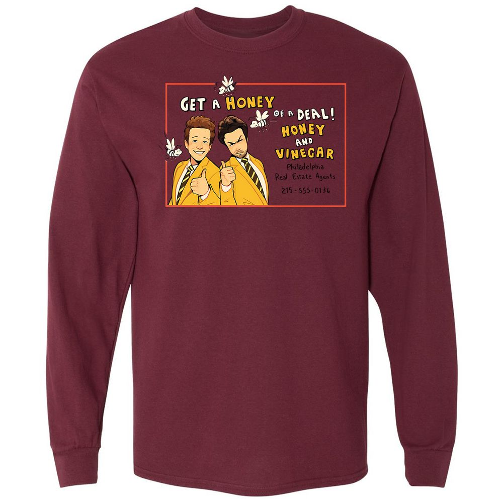 Long Sleeve T-Shirt - D6ZVC1PP - Maroon - 11