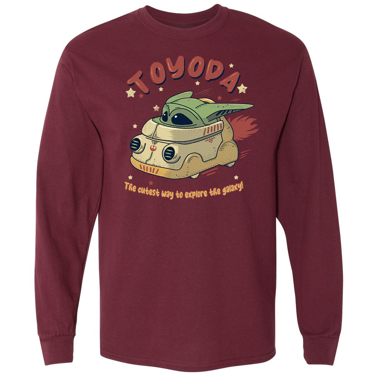 Long Sleeve T-Shirt - 756G93BR - Maroon - 11