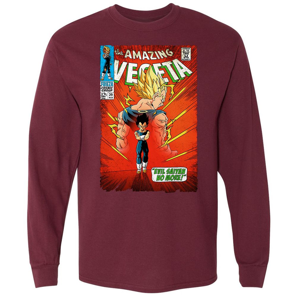 Long Sleeve T-Shirt - BMCQV9Z9 - Maroon - 11