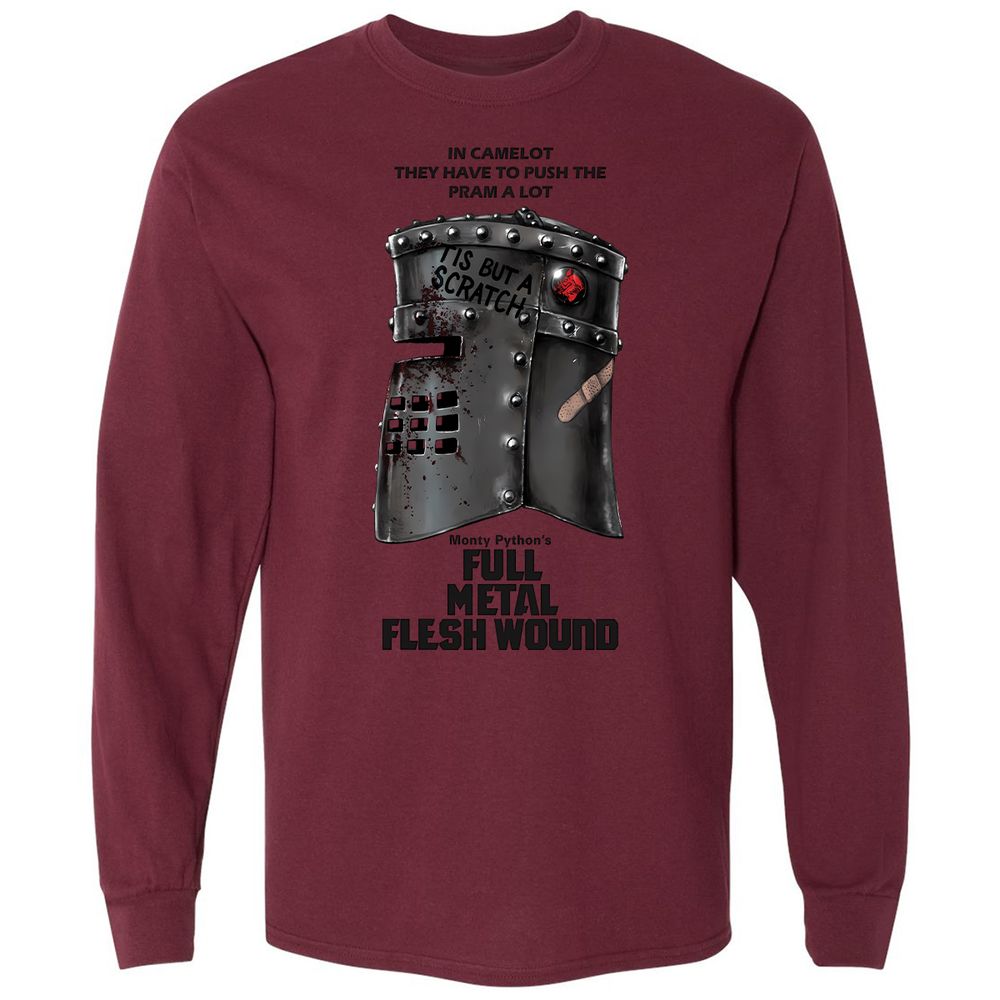 Long Sleeve T-Shirt - 4PMJKG9K - Maroon - 11