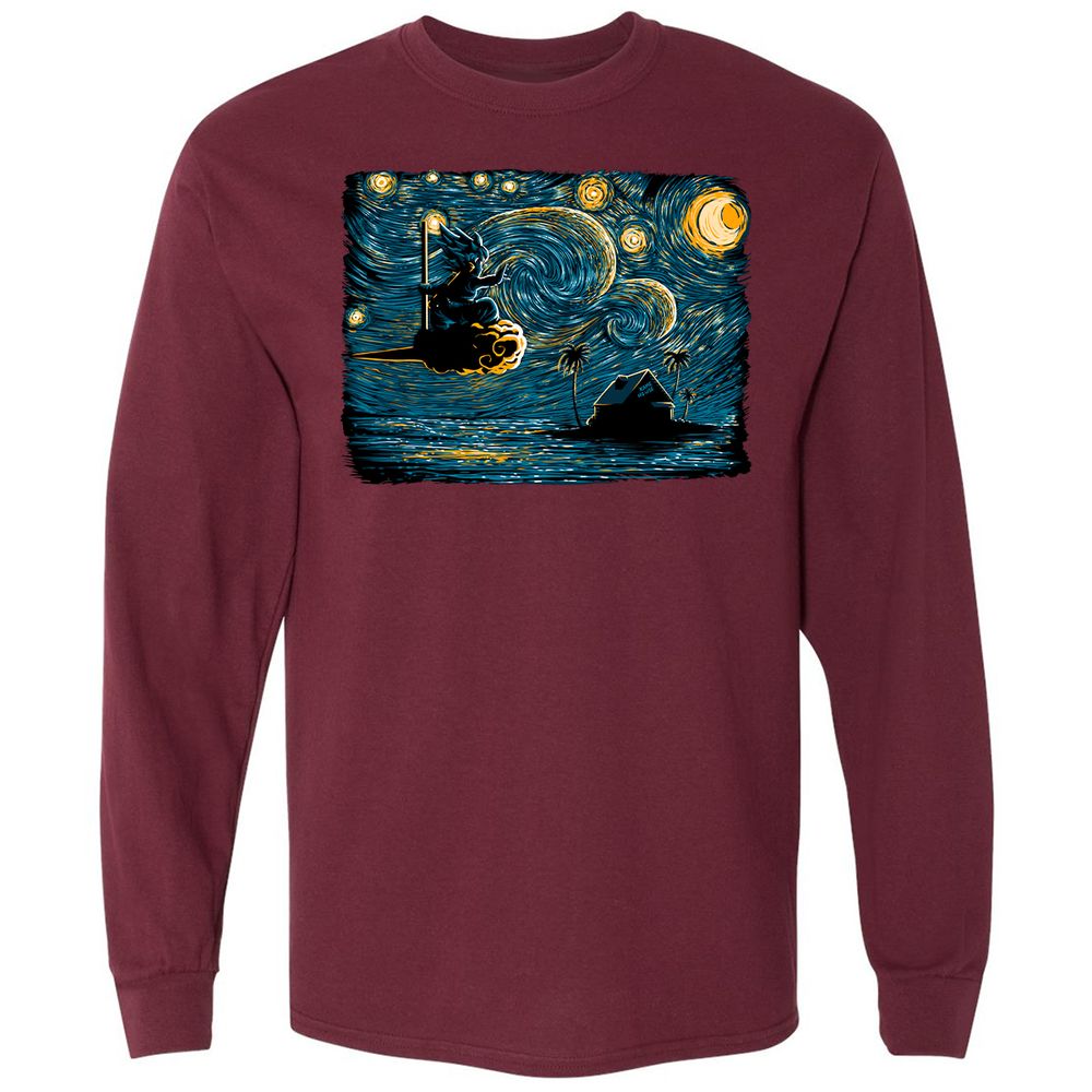 Long Sleeve T-Shirt - 1SBJZU4X - Maroon - 11
