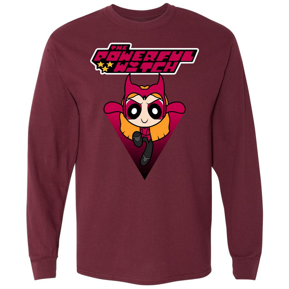 Long Sleeve T-Shirt - QDAWJ9LA - Maroon - 11