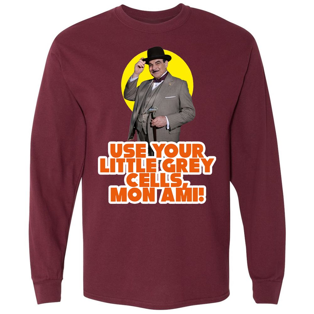 Long Sleeve T-Shirt - GNZTWXVV - Maroon - 11