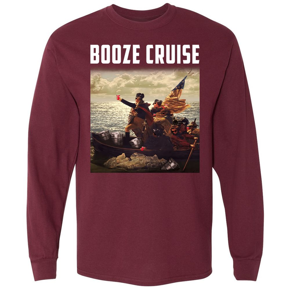 Long Sleeve T-Shirt - RUP6Z2ZD - Maroon - 11