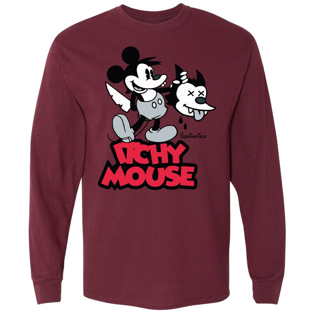 Long Sleeve T-Shirt - SEZ6XQBT - Maroon - 11