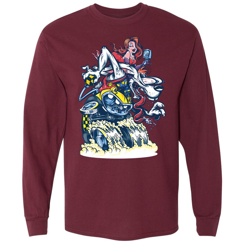 Long Sleeve T-Shirt - NAE183UN - Maroon - 11