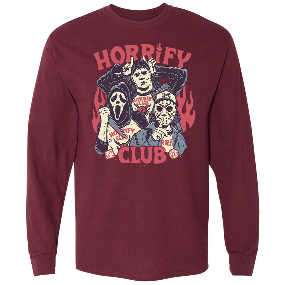 Long Sleeve T-Shirt - GTX28BW5 - Maroon - 11