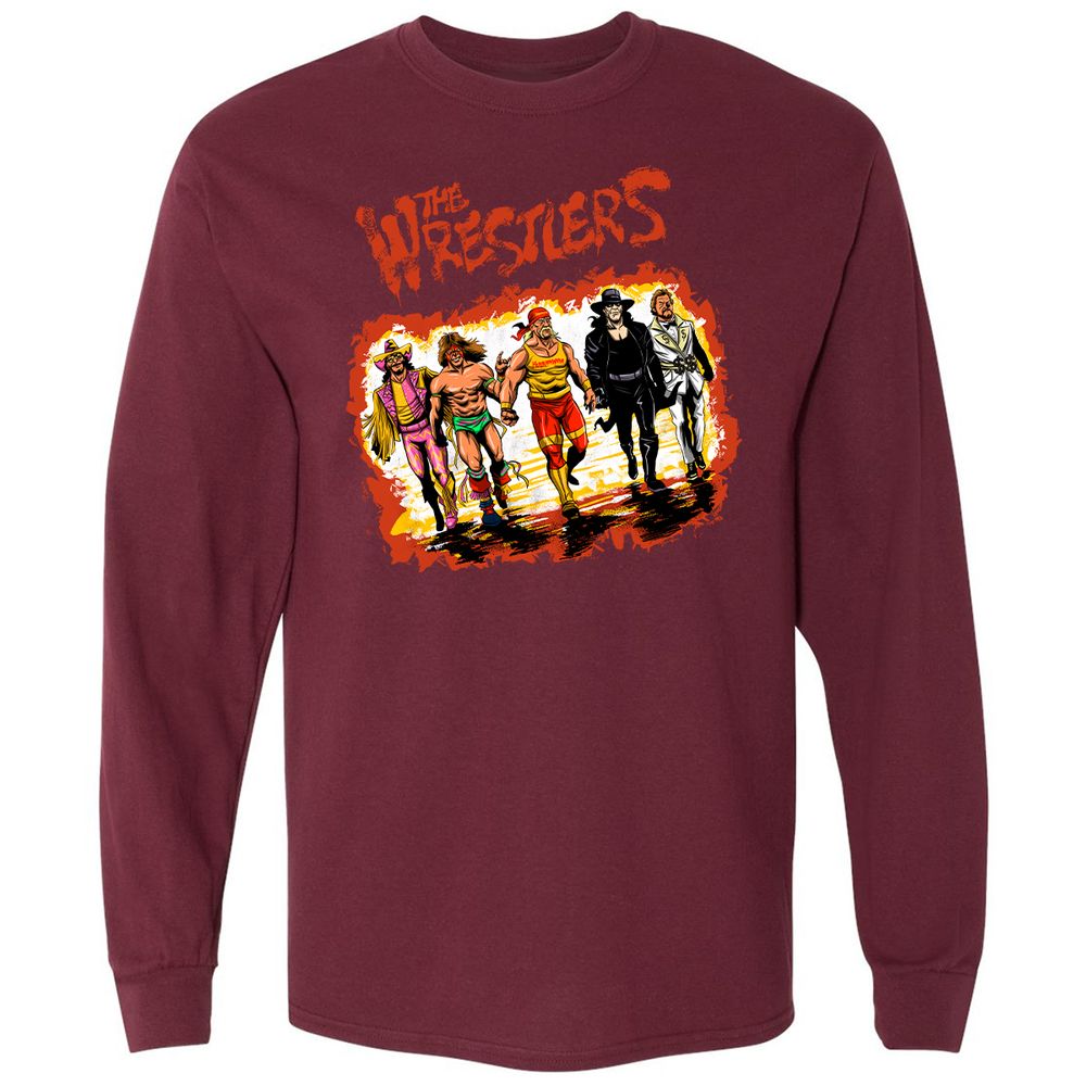 Long Sleeve T-Shirt - 1H5X3TGA - Maroon - 11