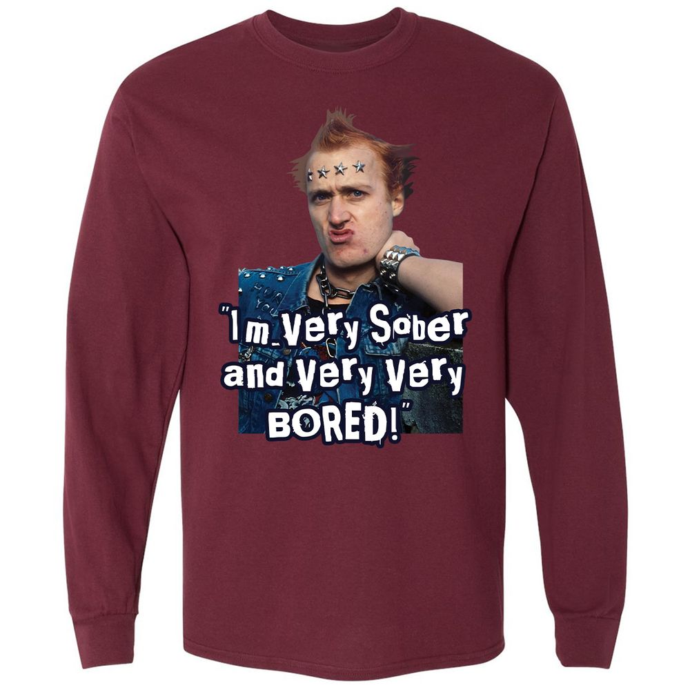 Long Sleeve T-Shirt - PYX2T8TV - Maroon - 11
