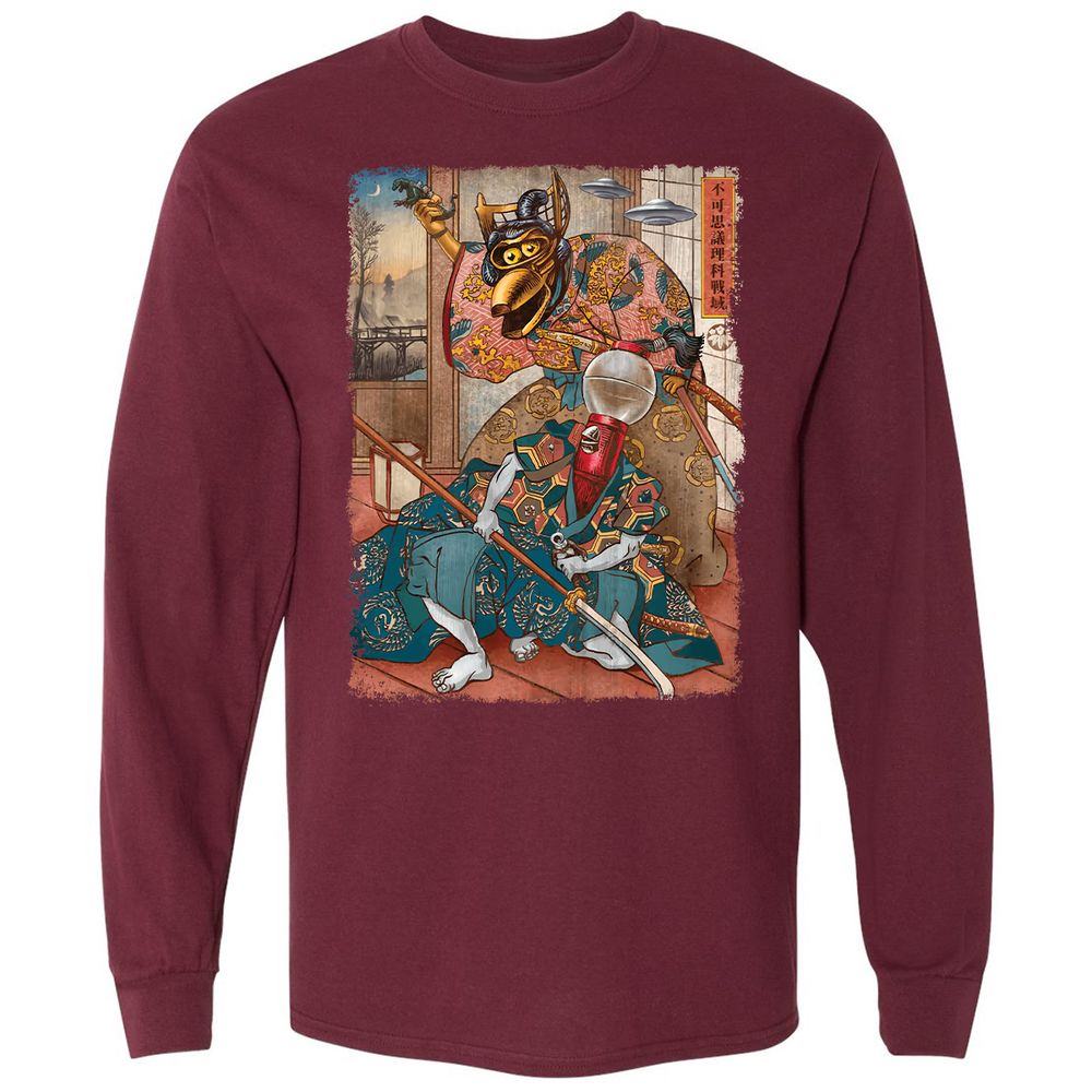 Long Sleeve T-Shirt - W7SU561S - Maroon - 11