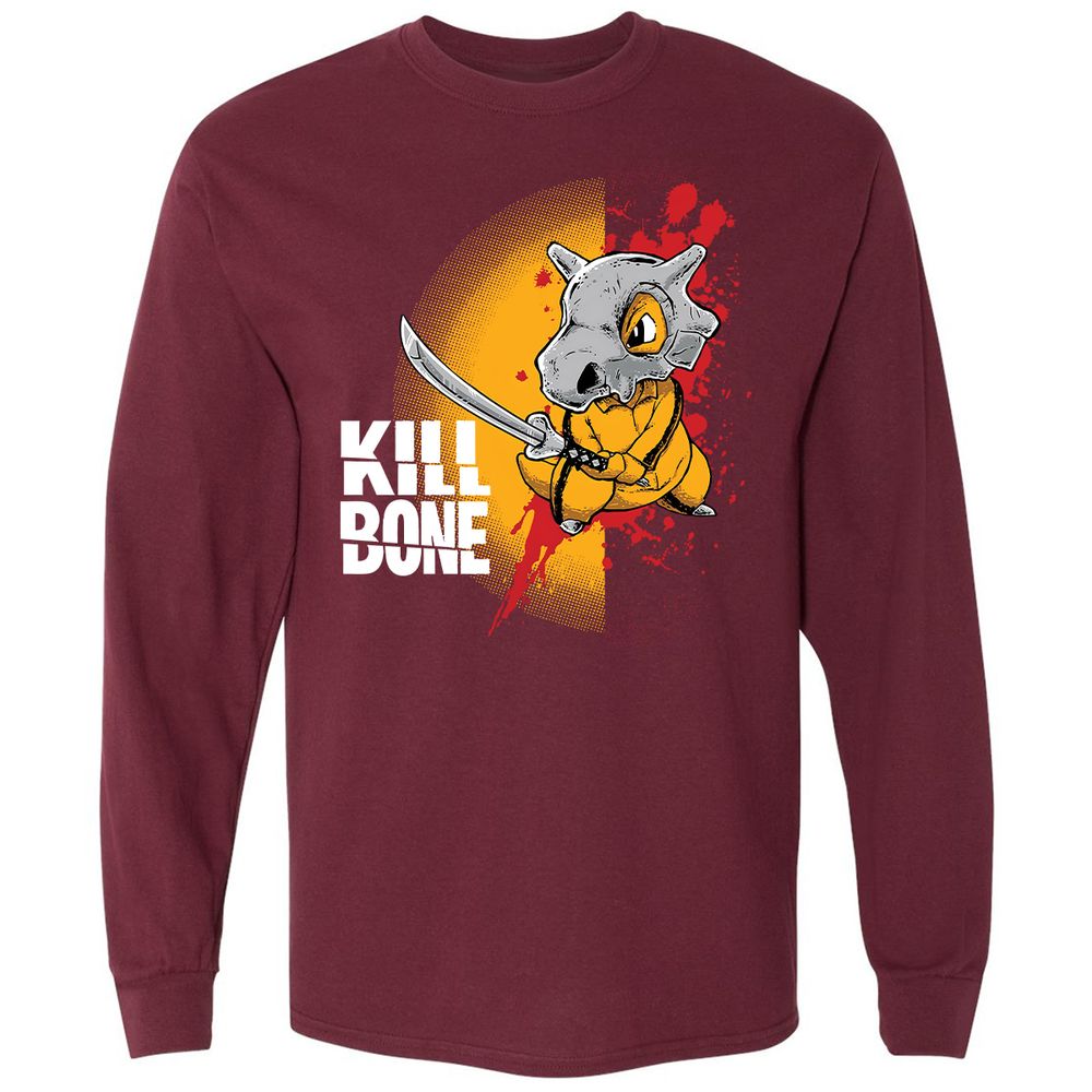 Long Sleeve T-Shirt - JE327H7V - Maroon - 11