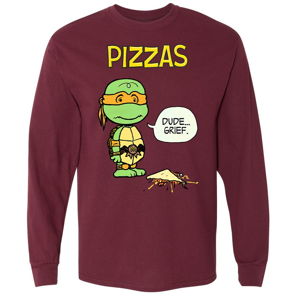 Long Sleeve T-Shirt - FZQWQ17H - Maroon - 11