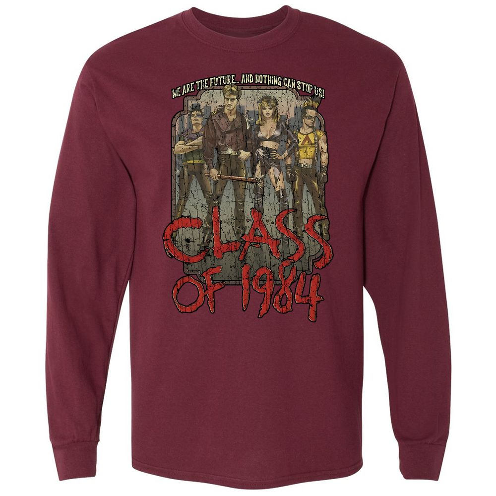 Long Sleeve T-Shirt - 9CNS9PXN - Maroon - 11