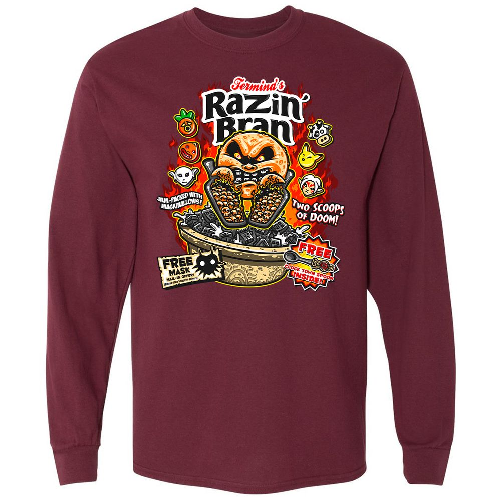 Long Sleeve T-Shirt - 6UXW4LAC - Maroon - 11