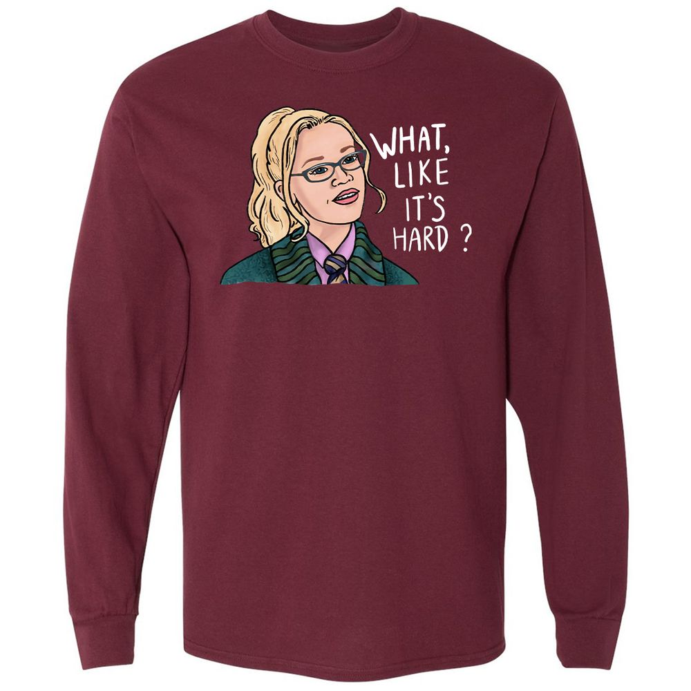 Long Sleeve T-Shirt - E83M73D2 - Maroon - 11