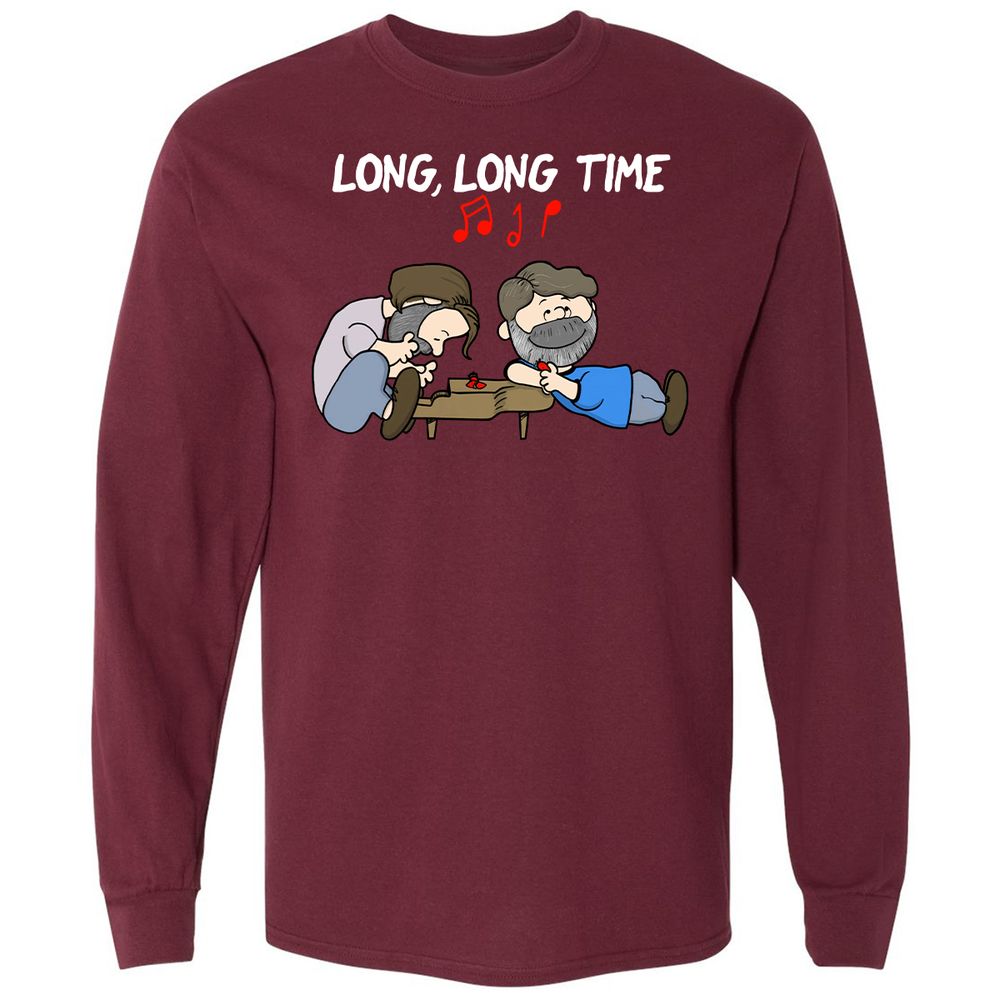 Long Sleeve T-Shirt - T71CEBNY - Maroon - 11